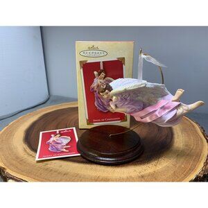 Hallmark Keepsake Ornament Angel of Compassion Dated 2004 Porcelain with Origina